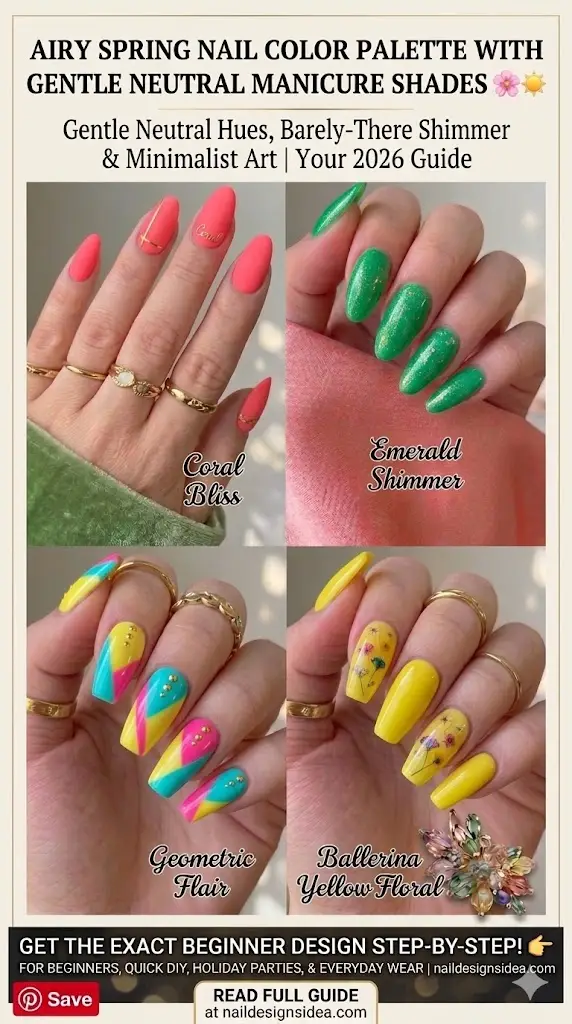 bright spring nail colors with vibrant manicure inspiration