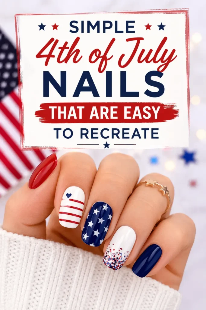 Simple 4th of July Nails That Are Easy to Recreate