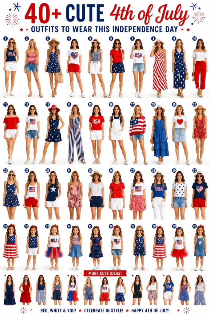  40+ Cute 4th of July Outfits to Wear This Independence Day
