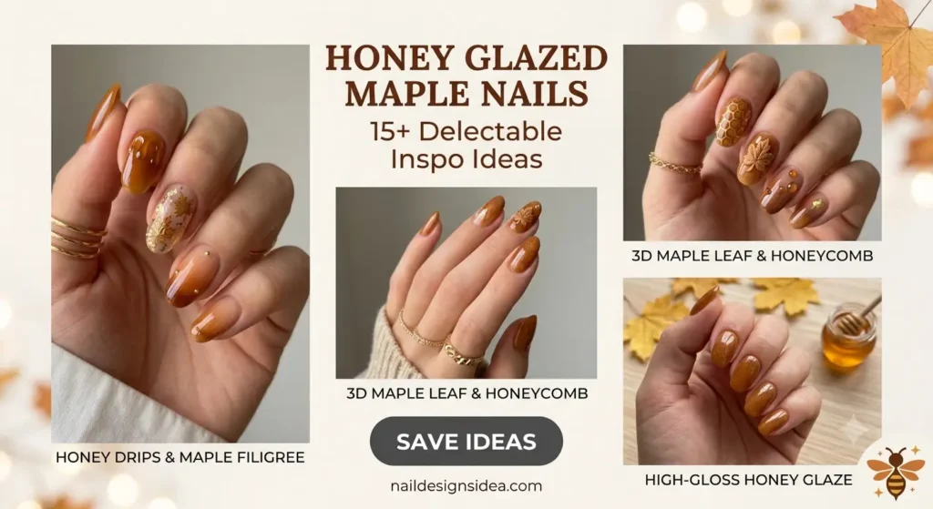 Honey Glazed Maple Nails