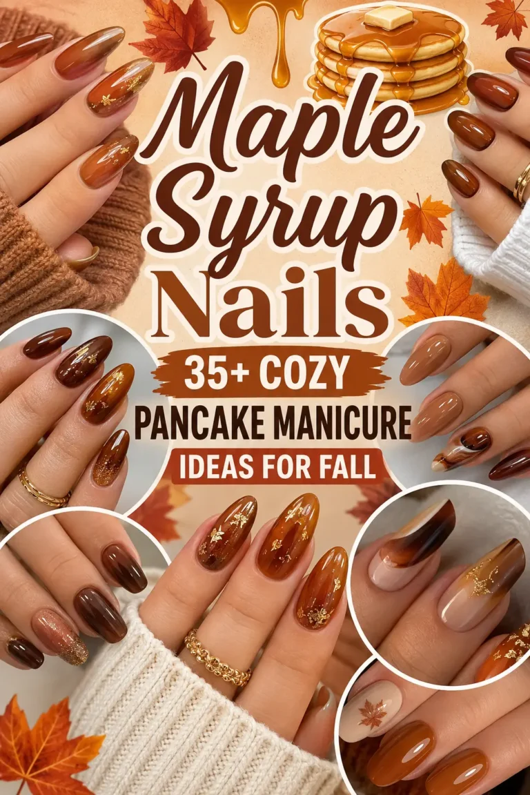 Maple Syrup Nails