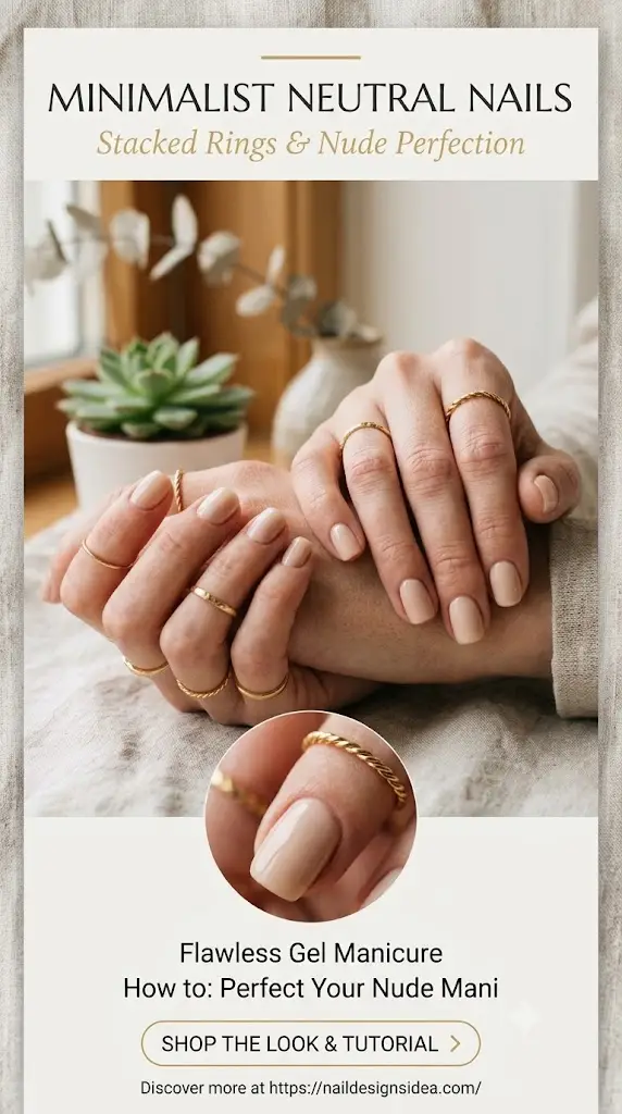 Minimalist Neutral Nails