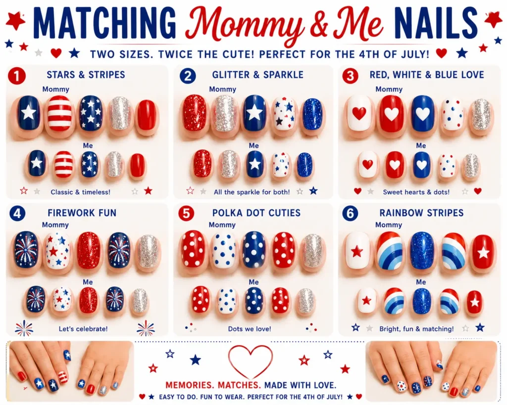 ⭐ Matching Mommy & Me Nails