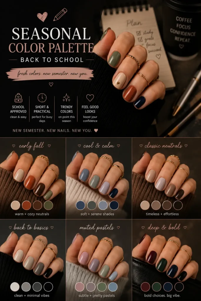 ⭐ Seasonal Color Palette Back to School